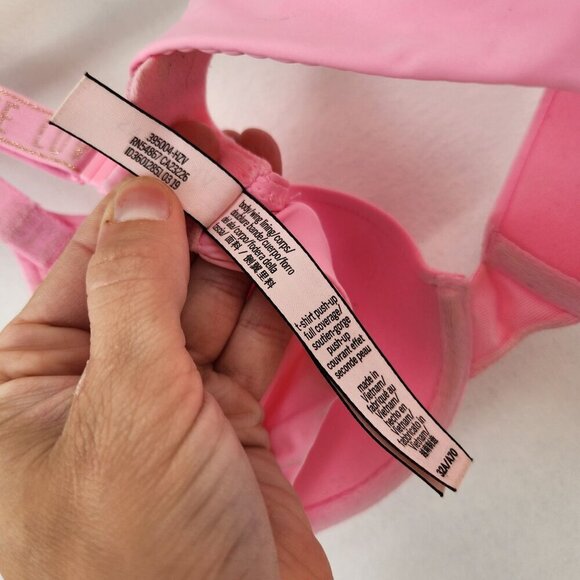 BUNDLE (2) Victoria's Secret T-Shirt Push Up Bras Convertible Adjustable 32A - Picture 7 of 16